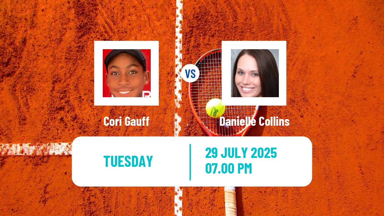 Tennis WTA Montreal Cori Gauff - Danielle Collins