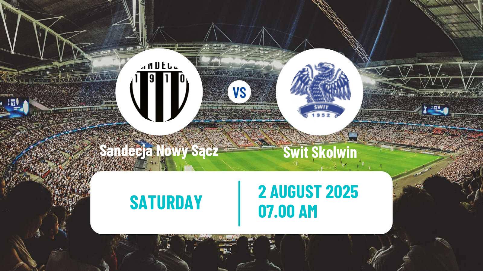 Soccer Polish Division 2 Sandecja Nowy Sącz - Swit Skolwin
