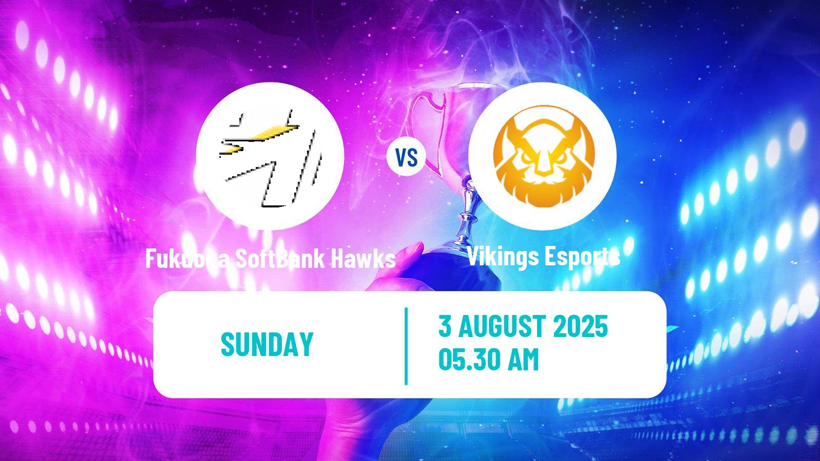 Esports League Of Legends Lcp Fukuoka SoftBank Hawks - Vikings Esports