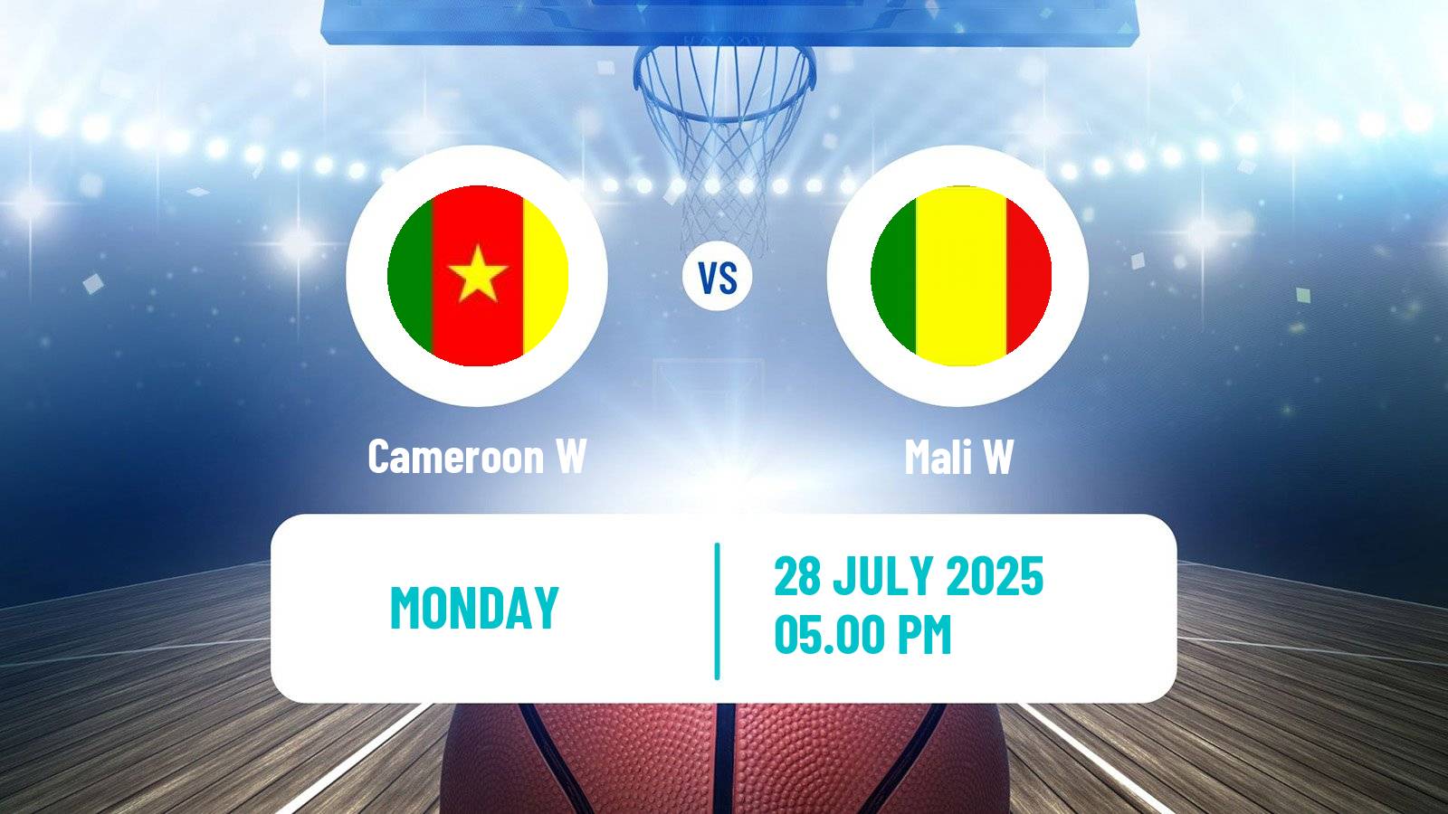 Basketball Afrobasket Women Cameroon W - Mali W