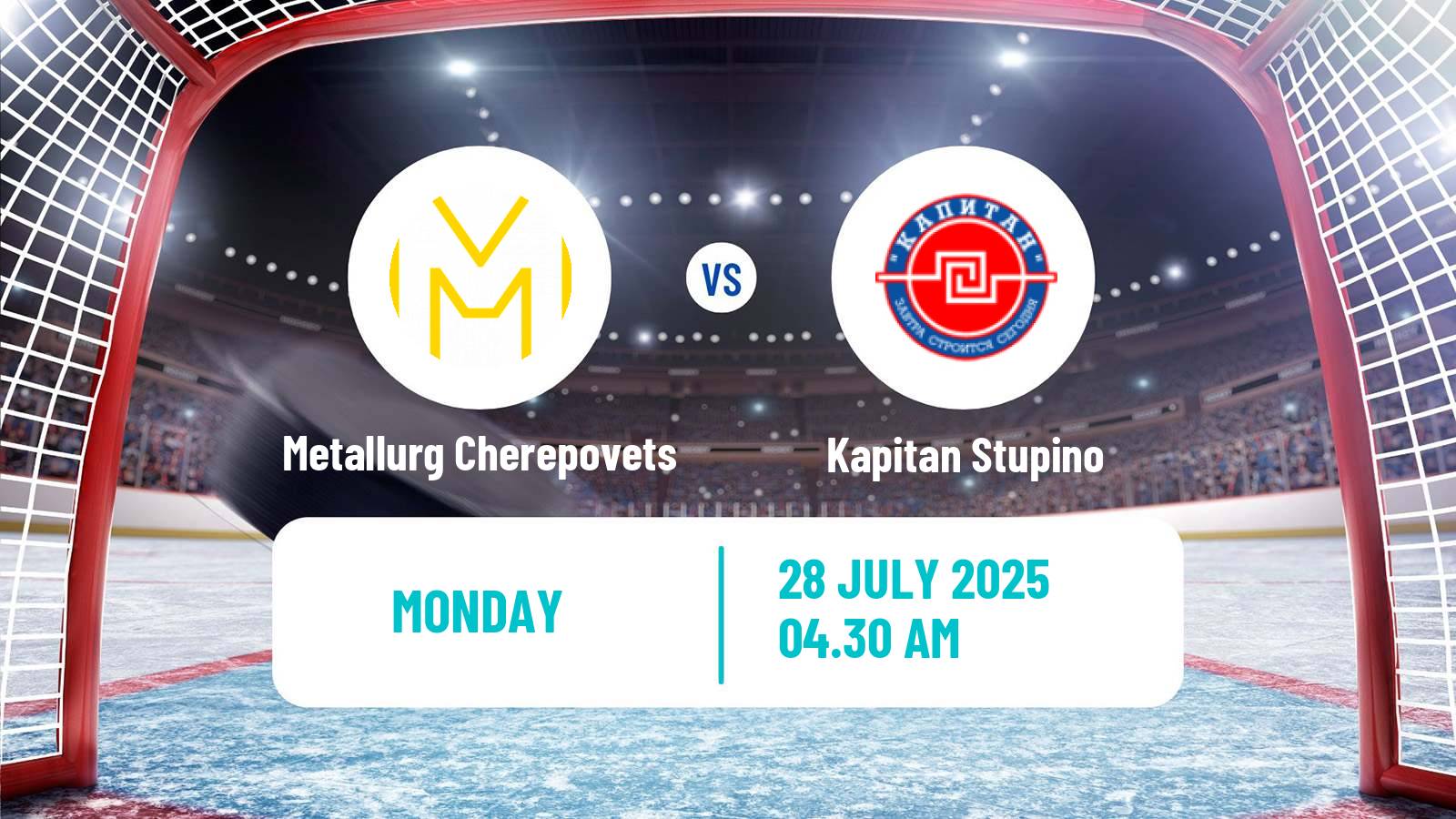 Hockey Club Friendly Ice Hockey Metallurg Cherepovets - Kapitan Stupino