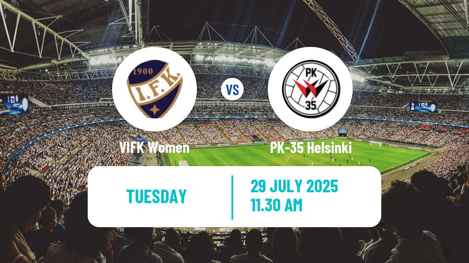 Soccer Finnish Kansallinen Liiga Women VIFK - PK-35 Helsinki