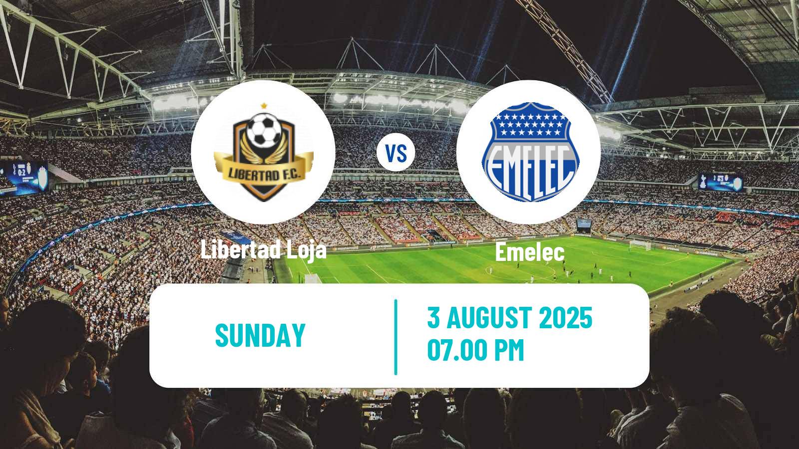 Soccer Ecuadorian Liga Pro Libertad Loja - Emelec