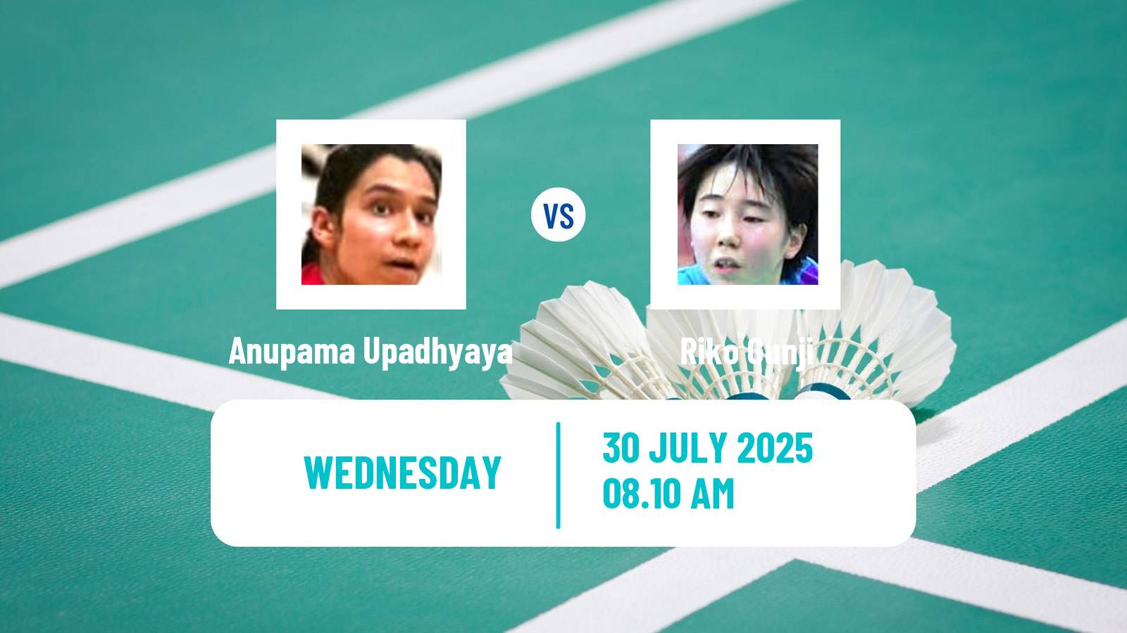 Badminton BWF World Tour Macau Open Women Anupama Upadhyaya - Riko Gunji