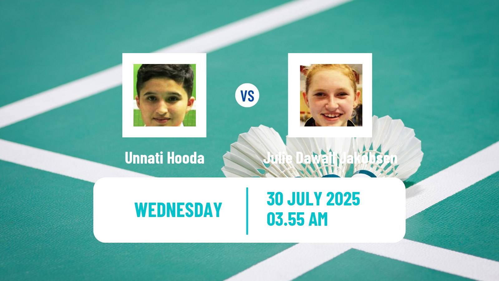 Badminton BWF World Tour Macau Open Women Unnati Hooda - Julie Dawall Jakobsen