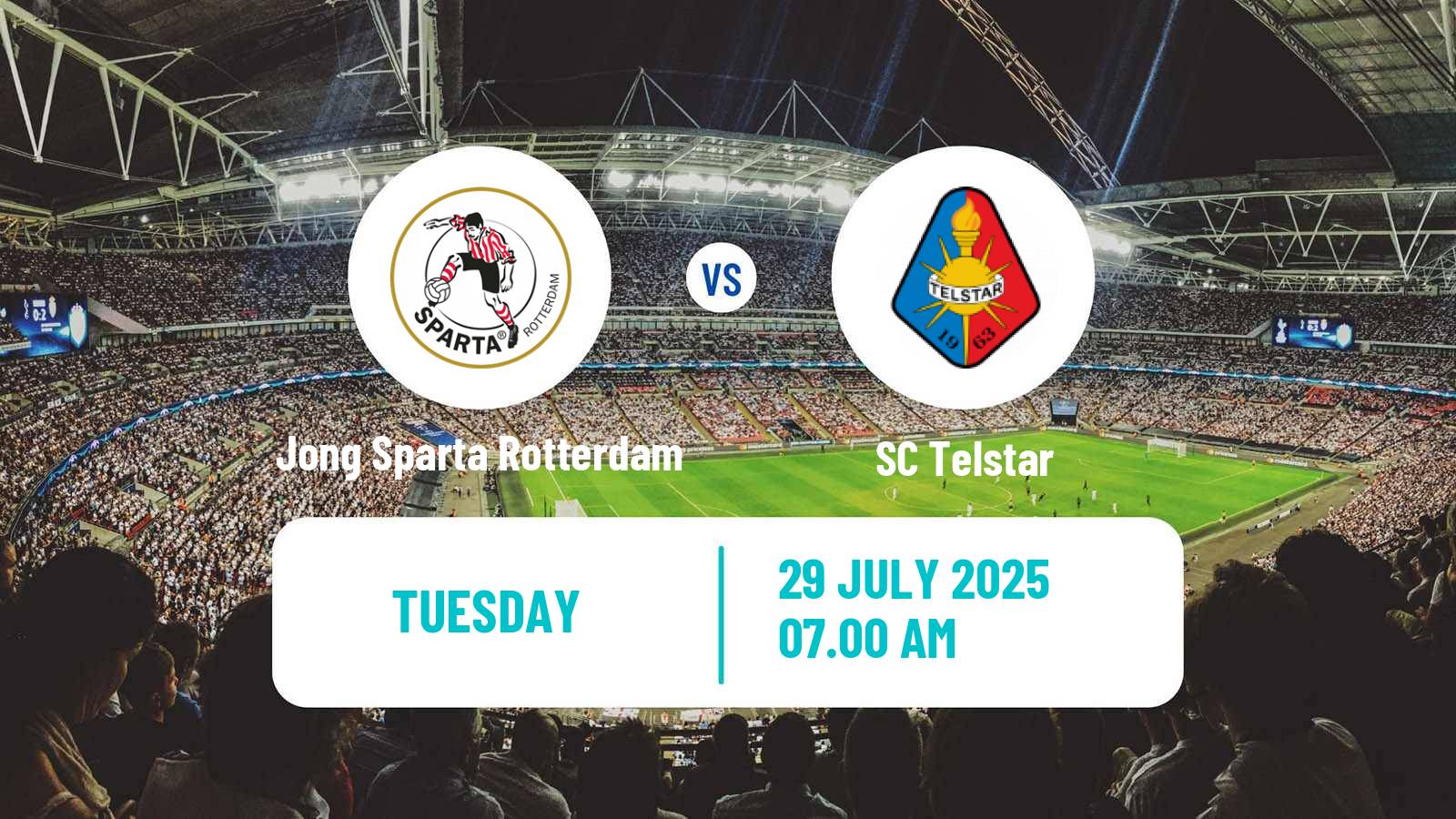 Soccer Club Friendly Jong Sparta Rotterdam - Telstar