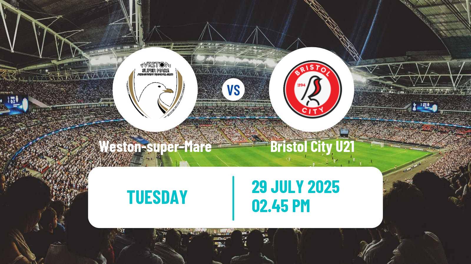 Soccer Club Friendly Weston-super-Mare - Bristol City U21