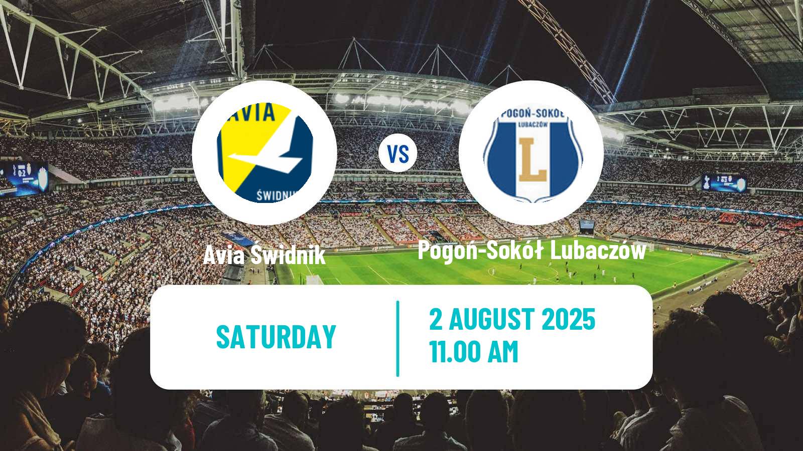 Soccer Polish Division 3 - Group IV Avia Świdnik - Pogoń-Sokół Lubaczów