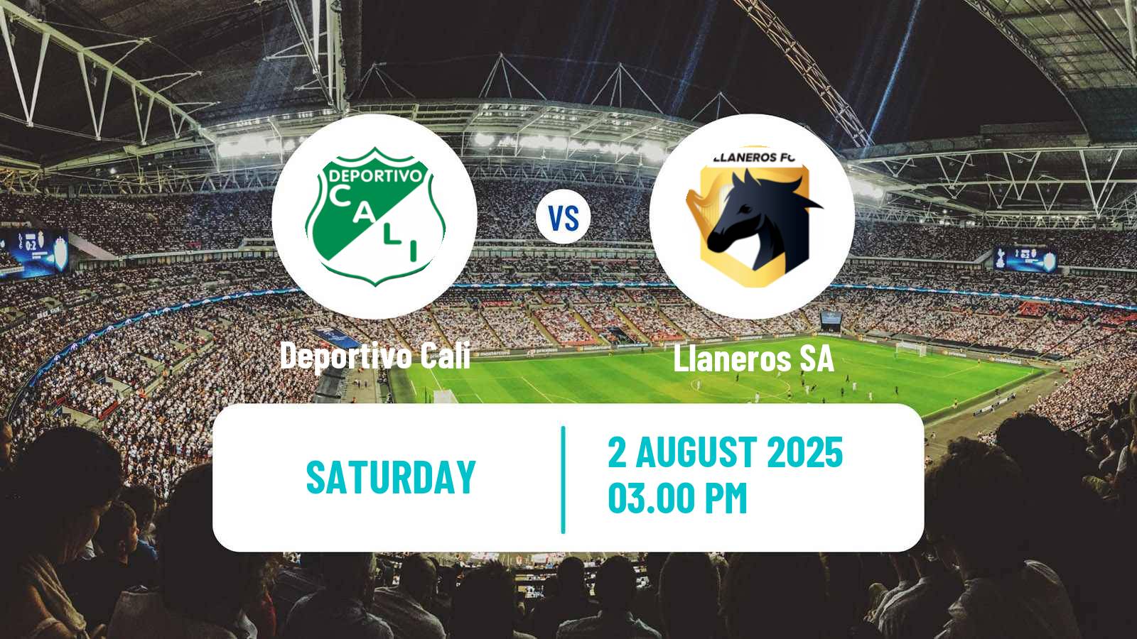 Soccer Colombian Primera A Deportivo Cali - Llaneros SA