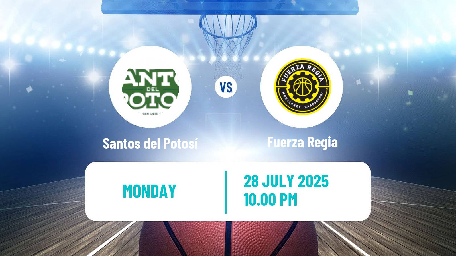 Basketball Mexican LNBP Santos del Potosí - Fuerza Regia