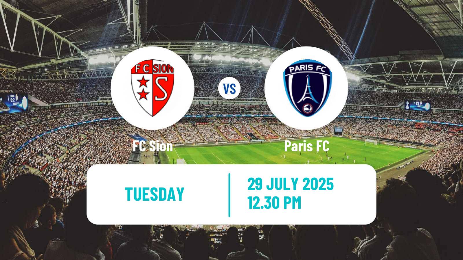 Soccer Club Friendly Sion - Paris FC