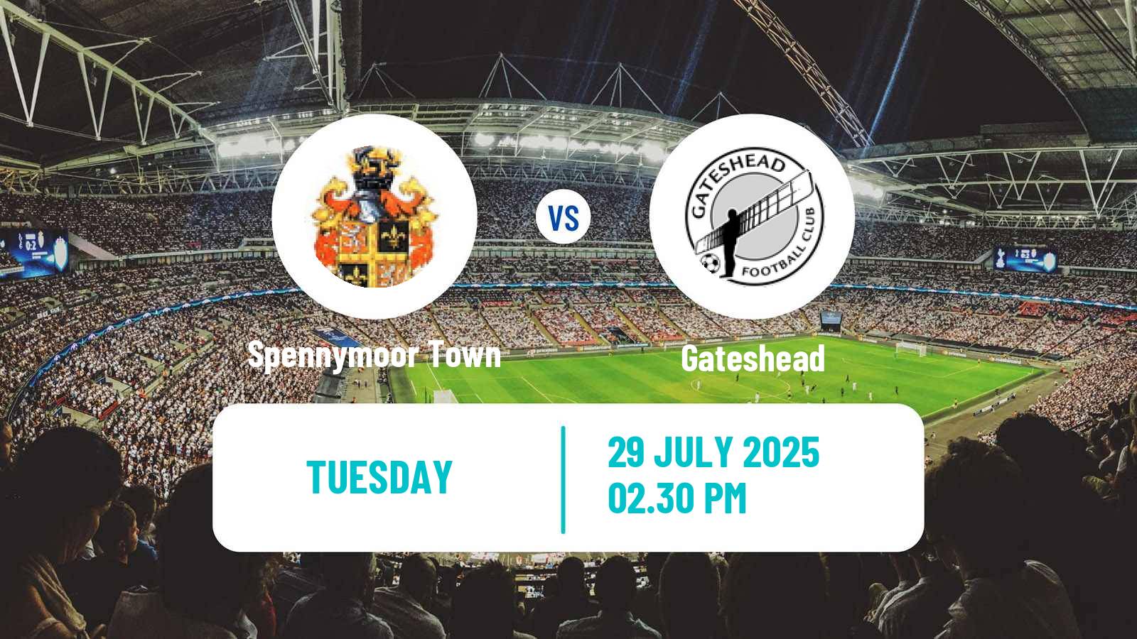 Soccer Club Friendly Spennymoor Town - Gateshead