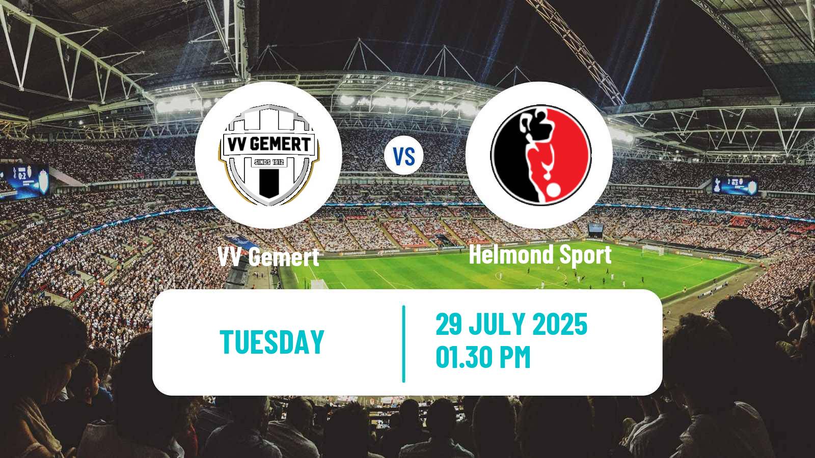 Soccer Club Friendly Gemert - Helmond Sport