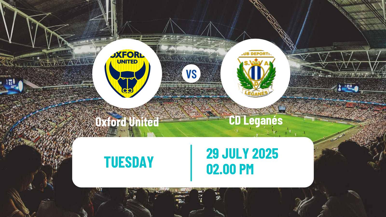 Soccer Club Friendly Oxford United - Leganés