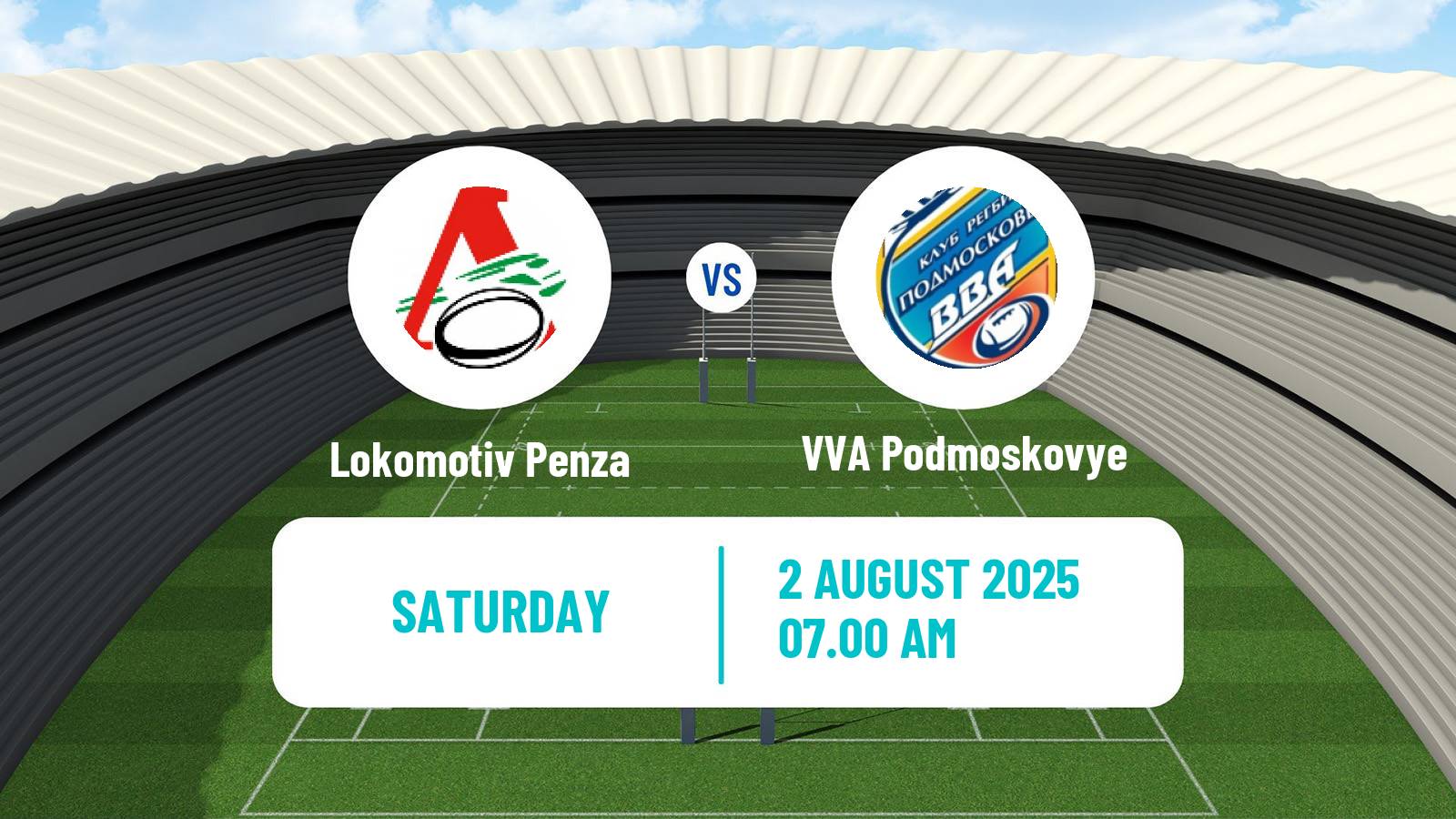 Rugby union Russian Premier League Rugby Lokomotiv Penza - VVA Podmoskovye