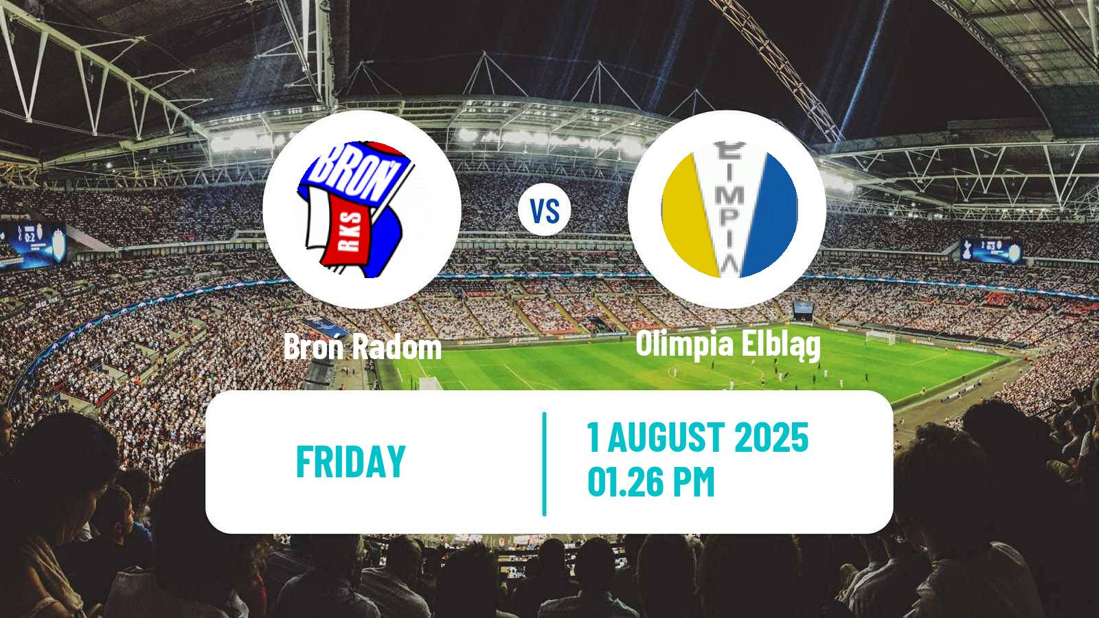 Soccer Polish Division 3 - Group I Broń Radom - Olimpia Elbląg