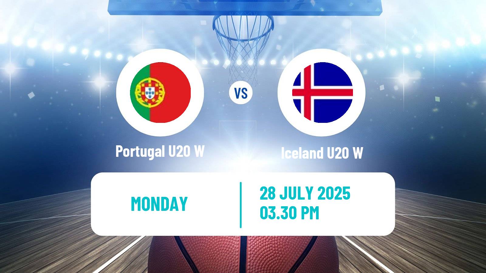 Basketball Friendly International Basketball Women Portugal U20 W - Iceland U20 W