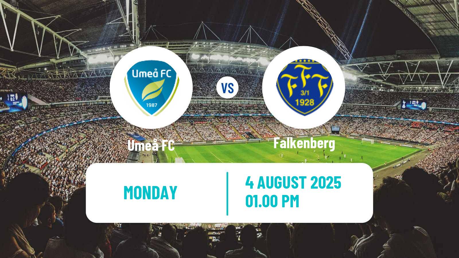 Soccer Swedish Superettan Umeå - Falkenberg