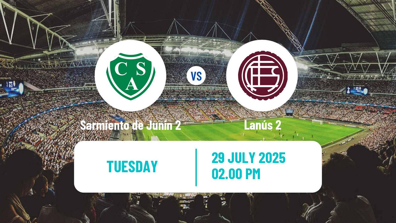 Soccer Argentinian Reserve League Sarmiento de Junín 2 - Lanús 2