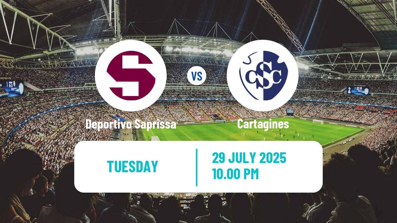 Soccer CONCACAF Central American Cup Deportivo Saprissa - Cartagines