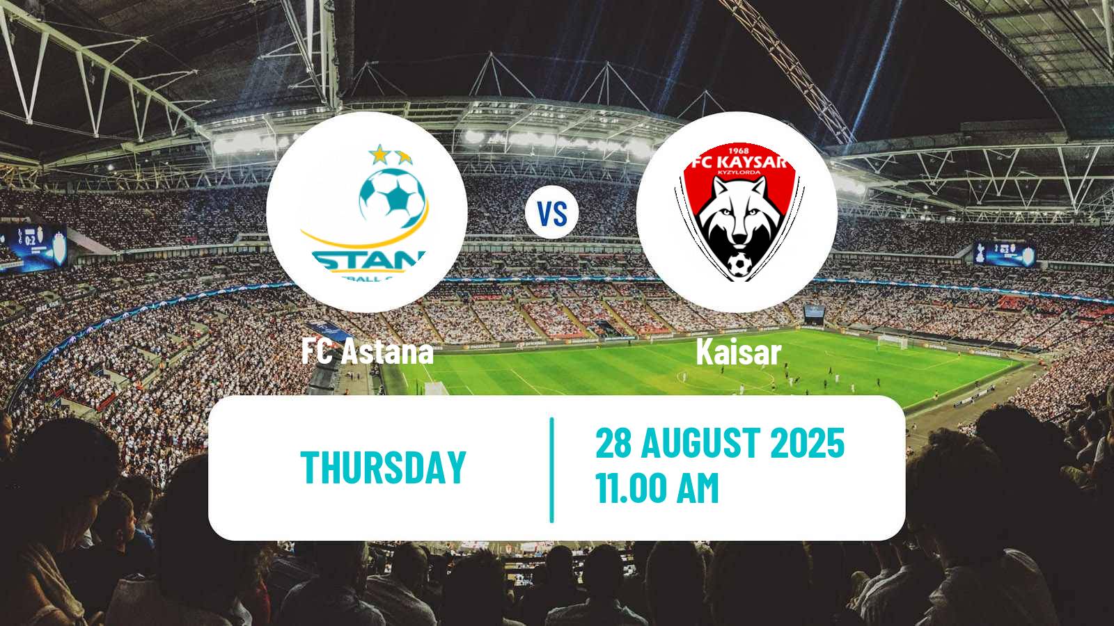 Soccer Kazakh Premier League Astana - Kaisar