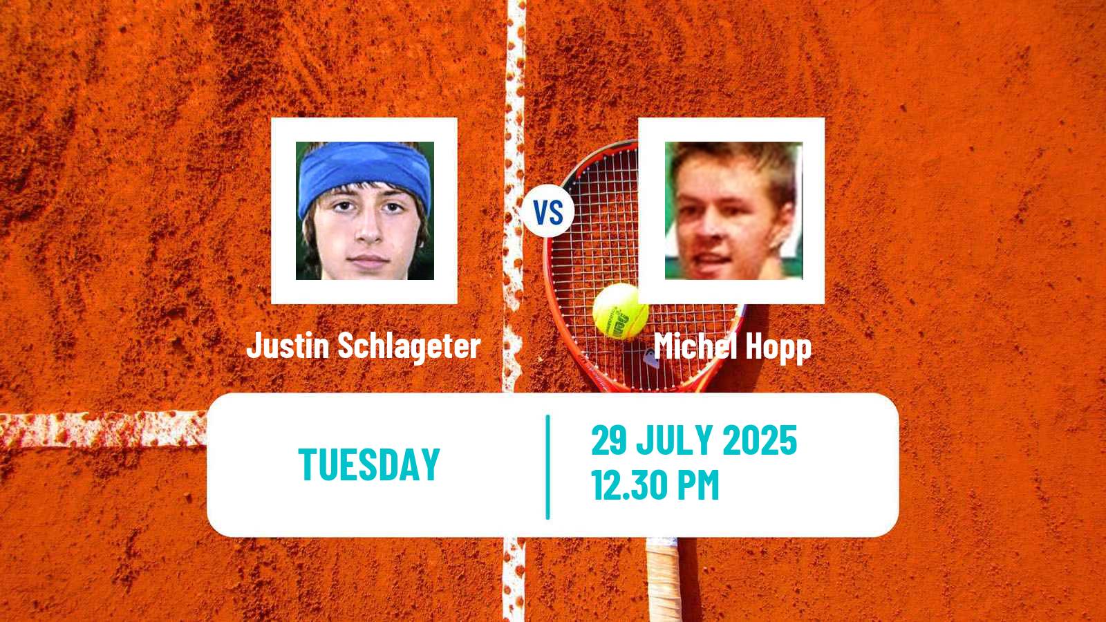 Tennis ITF M15 Wels Men Justin Schlageter - Michel Hopp