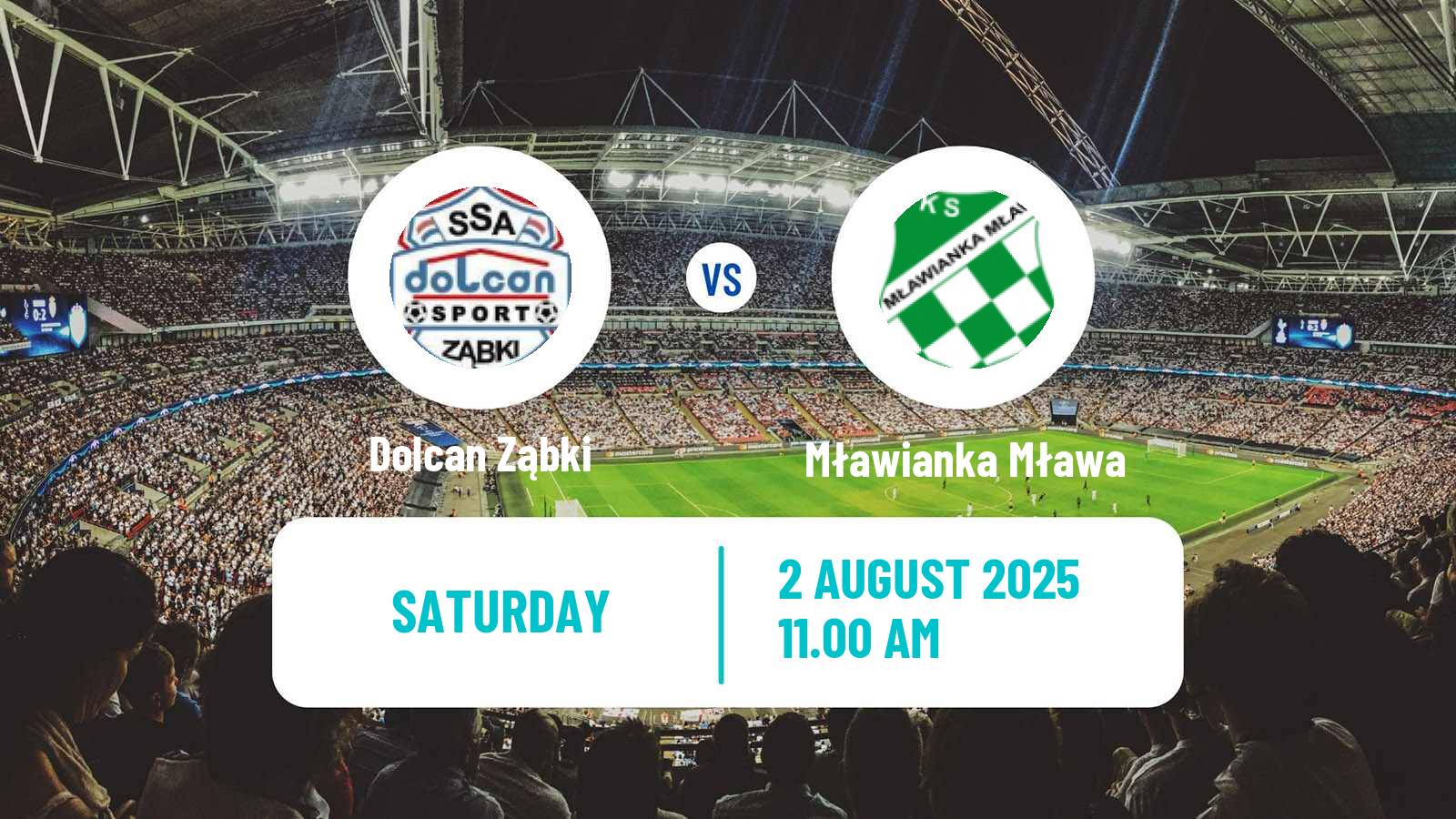 Soccer Polish Division 3 - Group I Dolcan Ząbki - Mławianka Mława