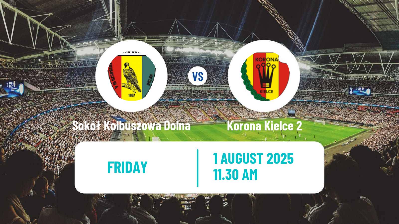 Soccer Polish Division 3 - Group IV Sokół Kolbuszowa Dolna - Korona Kielce 2