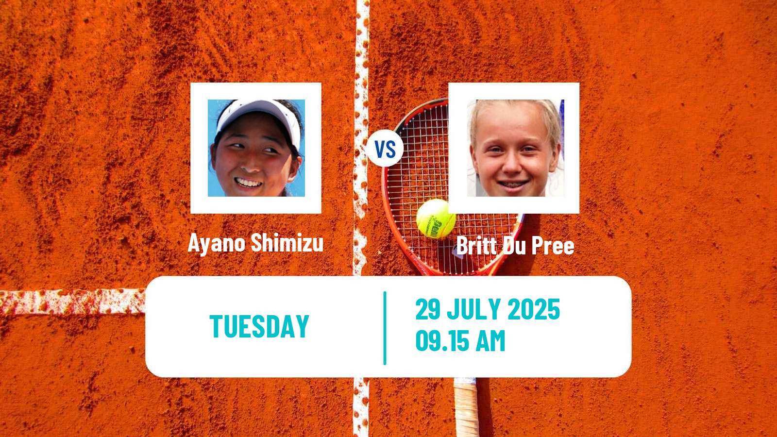 Tennis ITF W100 Gran Canaria Women Ayano Shimizu - Britt Du Pree