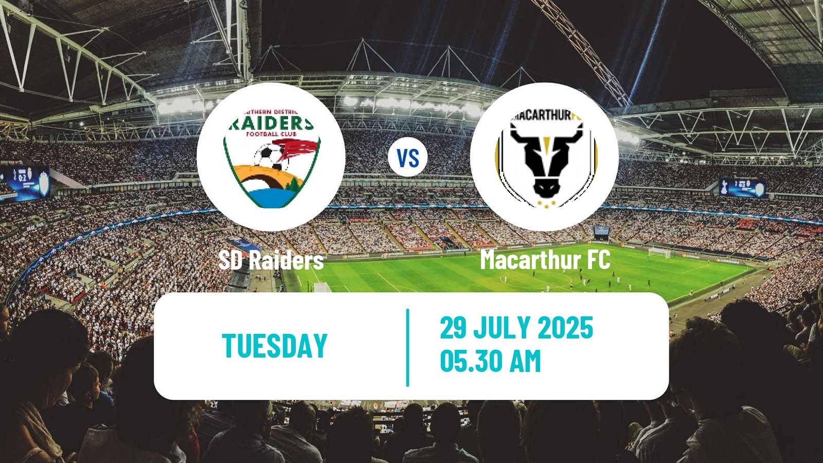 Soccer Australian Cup SD Raiders - Macarthur FC