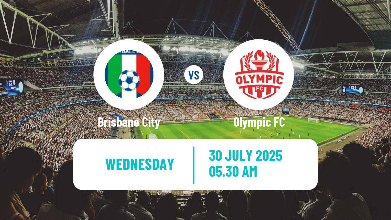 Soccer Australian Cup Brisbane City - Olympic FC