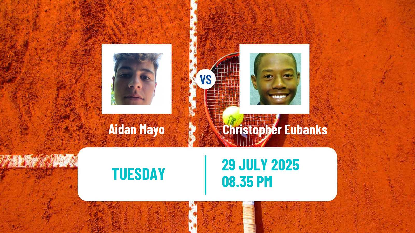 Tennis Lexington Challenger Men Aidan Mayo - Christopher Eubanks