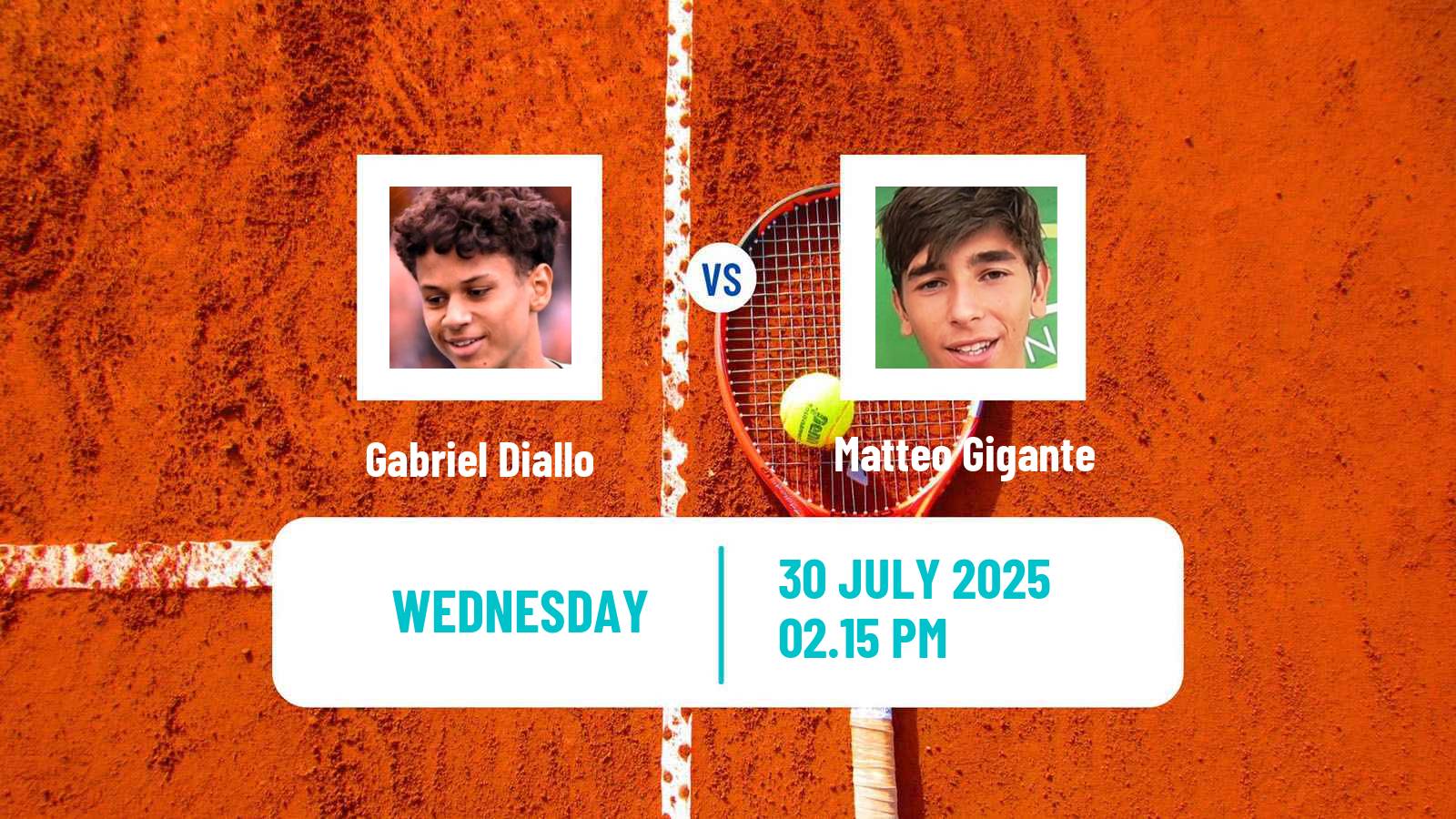 Tennis ATP Toronto Gabriel Diallo - Matteo Gigante