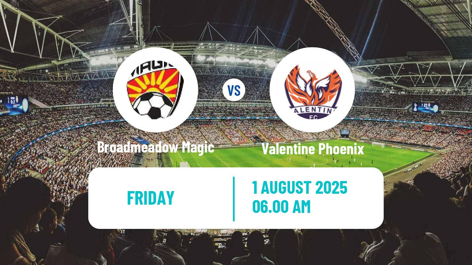 Soccer Australian NPL Northern NSW Broadmeadow Magic - Valentine Phoenix