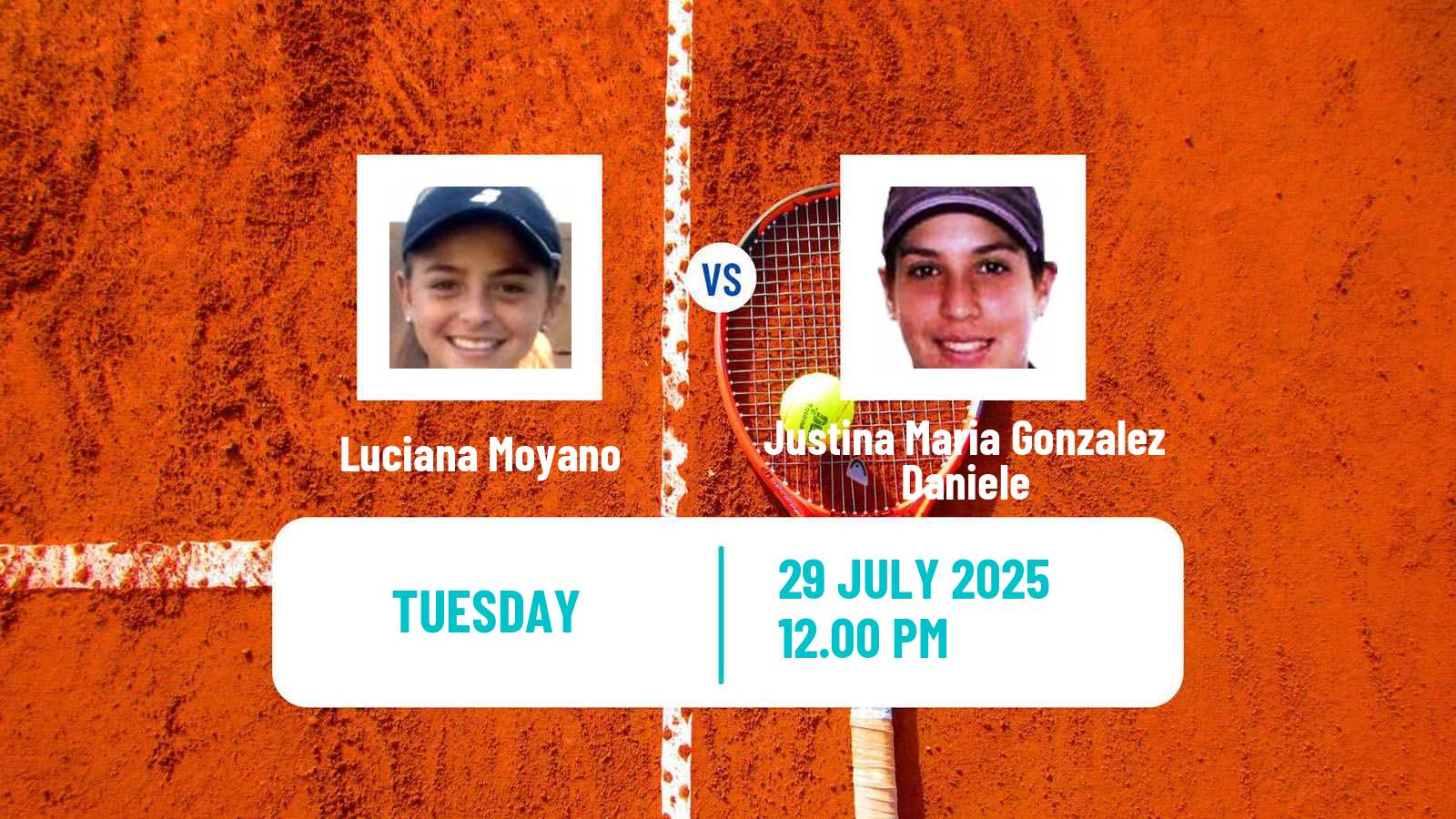 Tennis ITF W35 Pergamino Women Luciana Moyano - Justina Maria Gonzalez Daniele