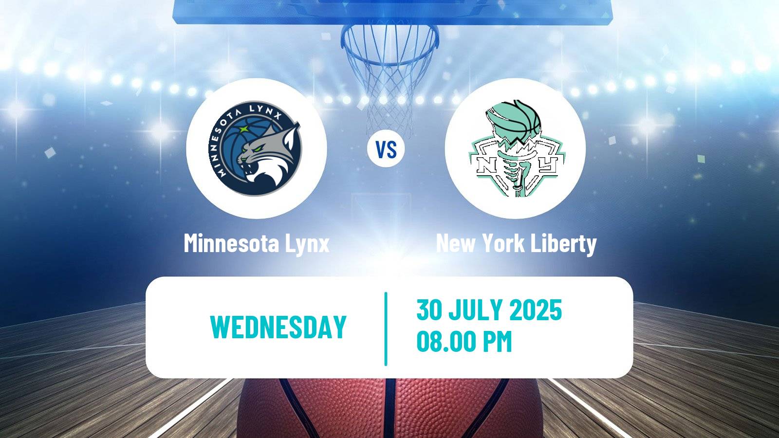 Basketball WNBA Minnesota Lynx - New York Liberty