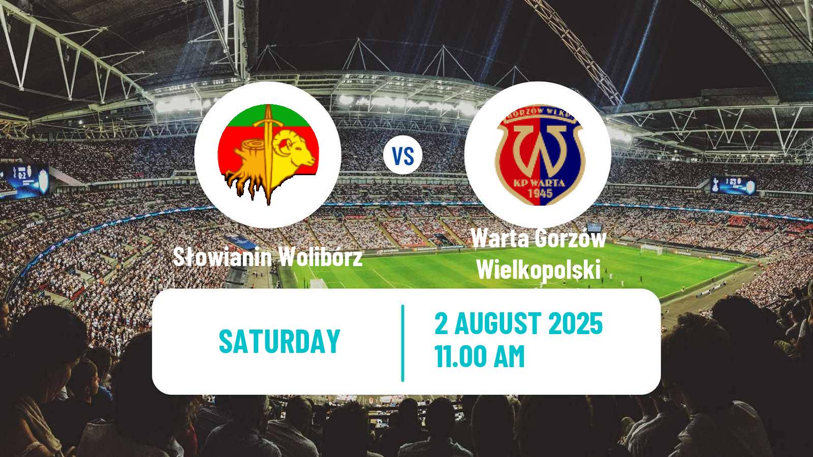Soccer Polish Division 3 - Group III Słowianin Wolibórz - Warta Gorzów Wielkopolski