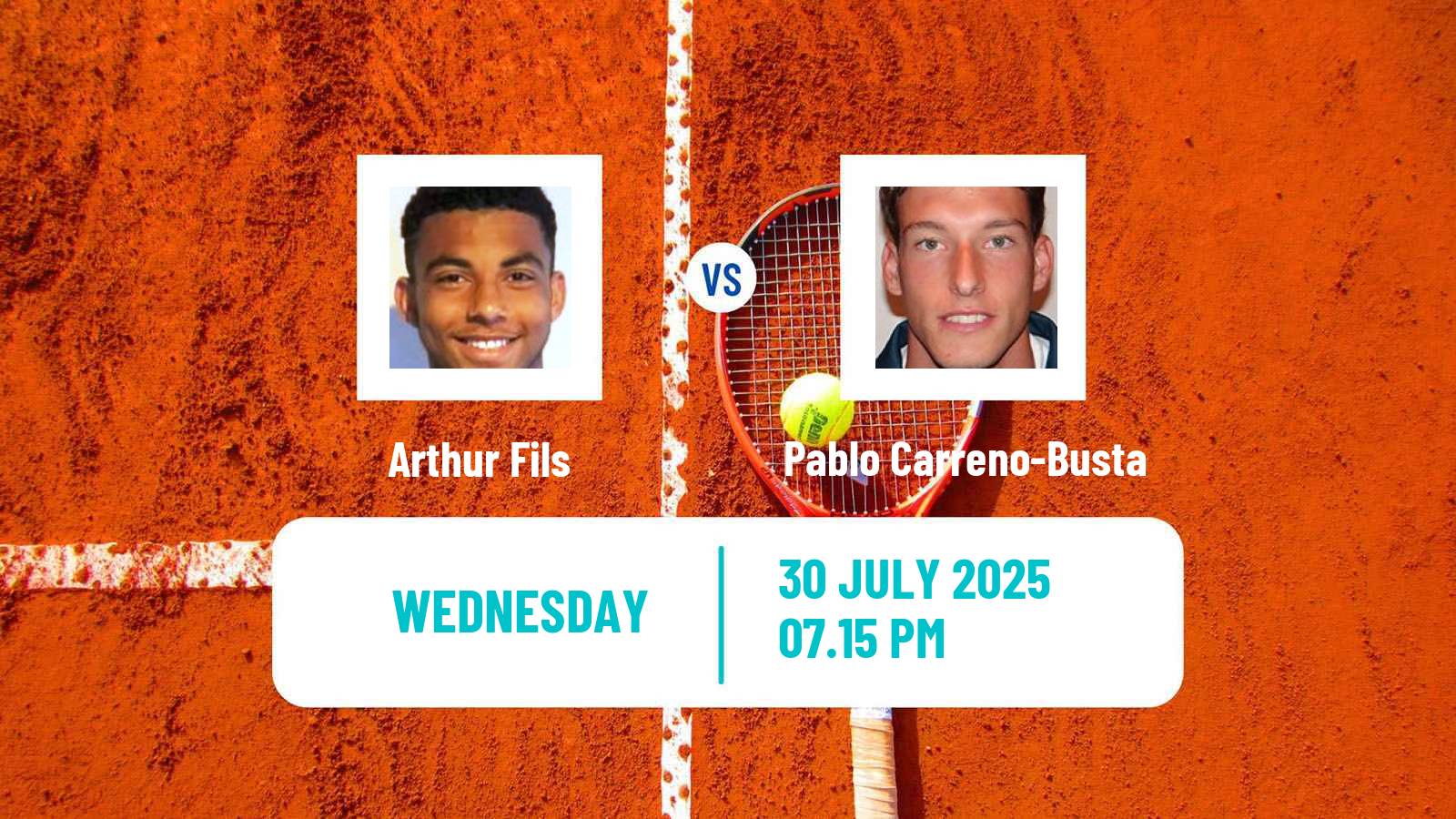 Tennis ATP Toronto Arthur Fils - Pablo Carreno-Busta