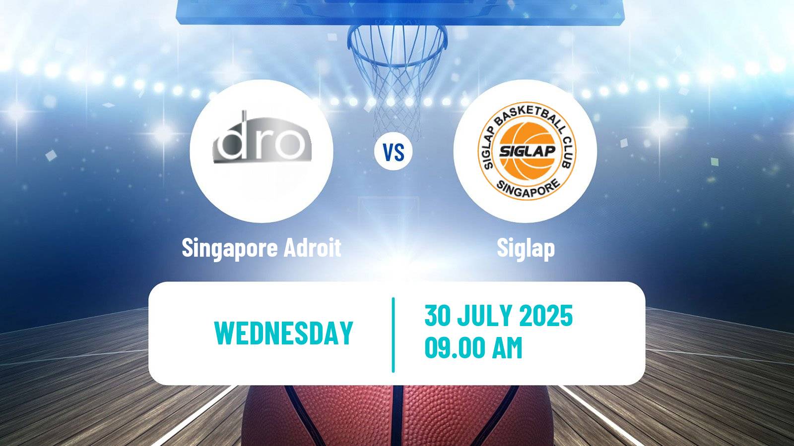 Basketball Singapore NBL Singapore Adroit - Siglap