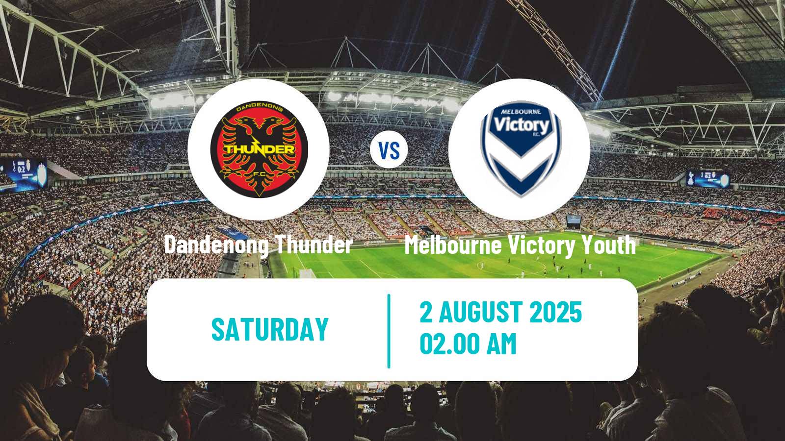 Soccer Australian NPL Victoria Dandenong Thunder - Melbourne Victory Youth
