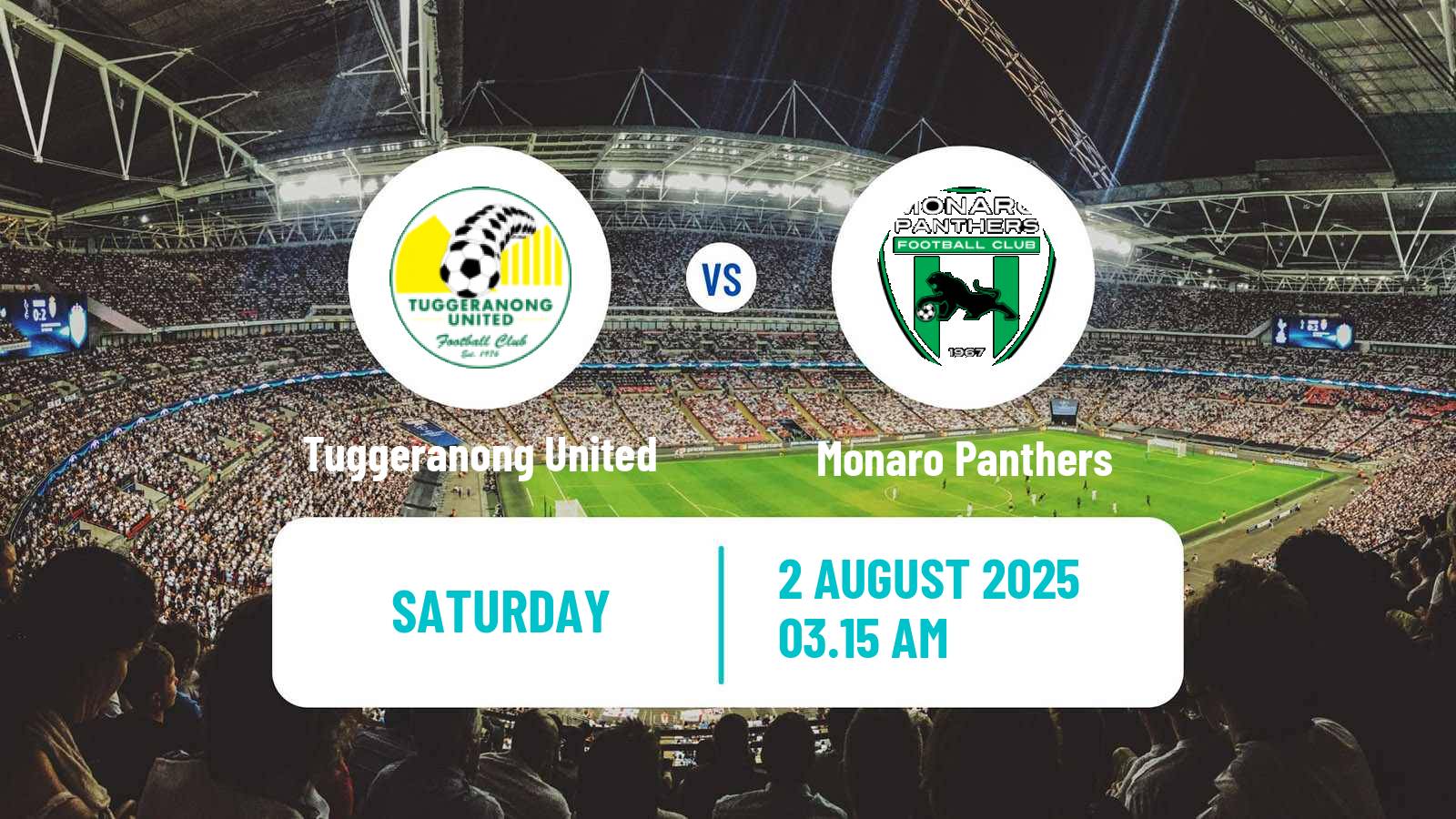 Soccer Australian NPL ACT Tuggeranong United - Monaro Panthers