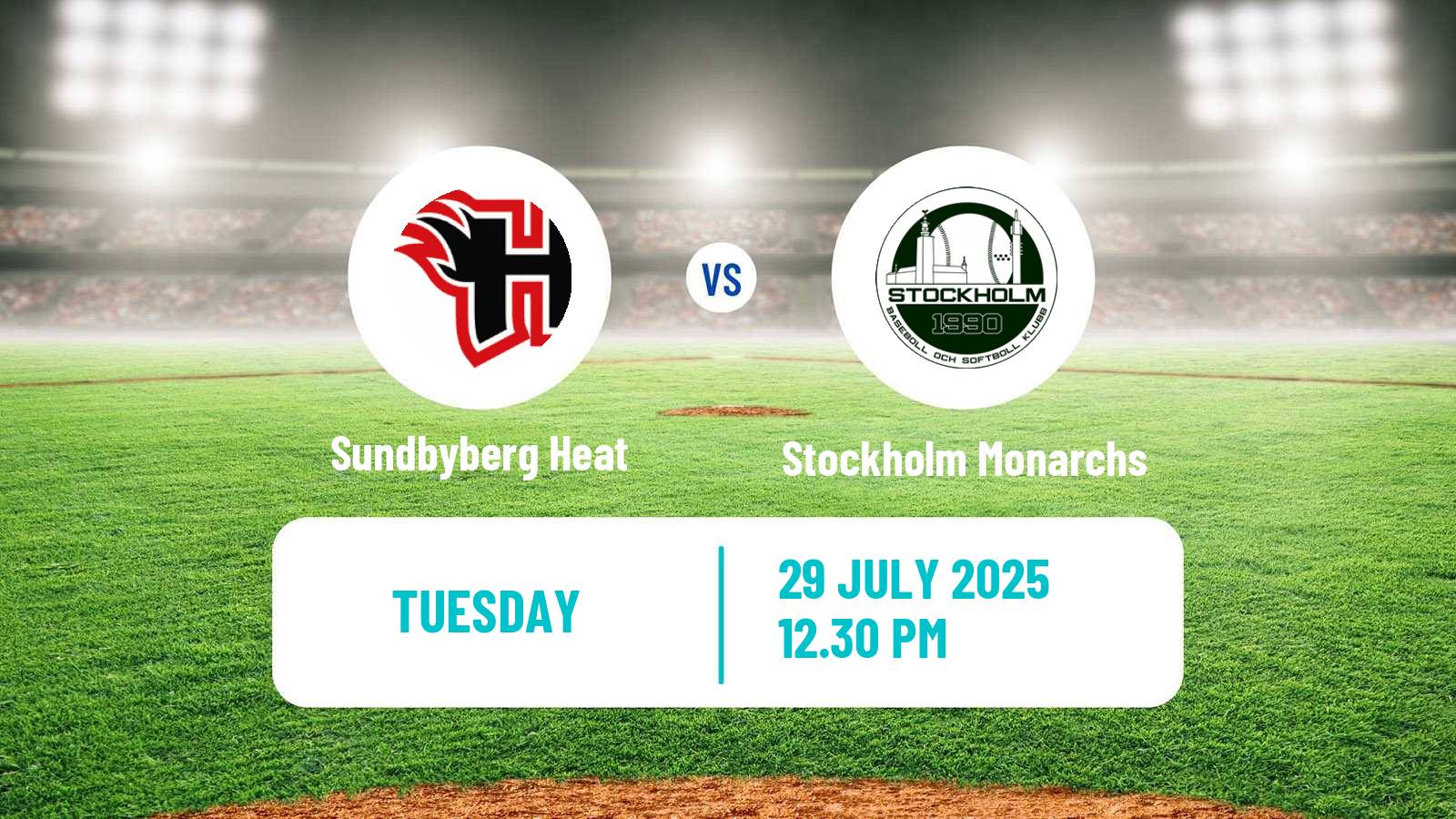 Baseball Swedish Elitserien Baseball Sundbyberg Heat - Stockholm Monarchs