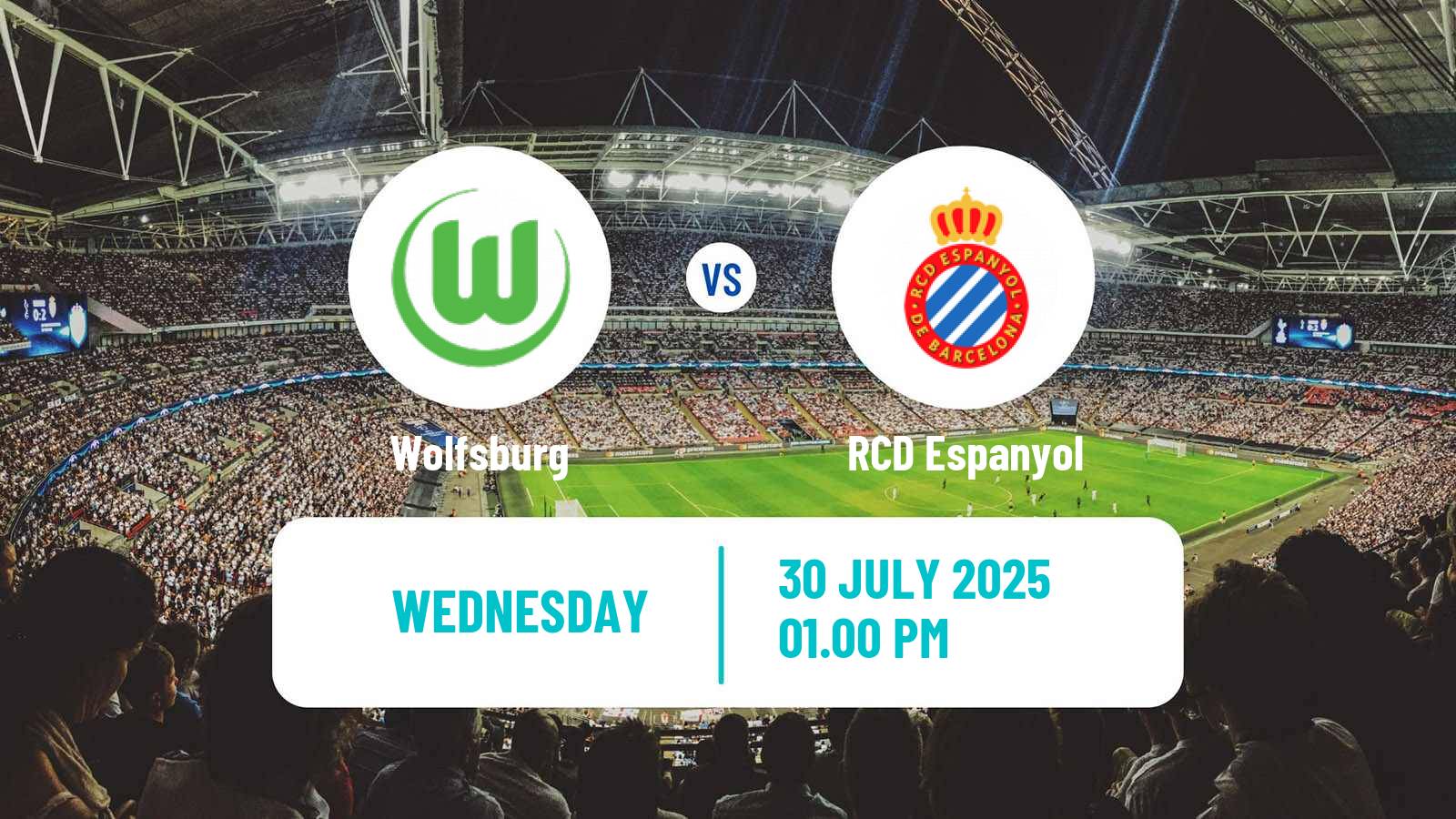 Soccer Club Friendly Wolfsburg - Espanyol