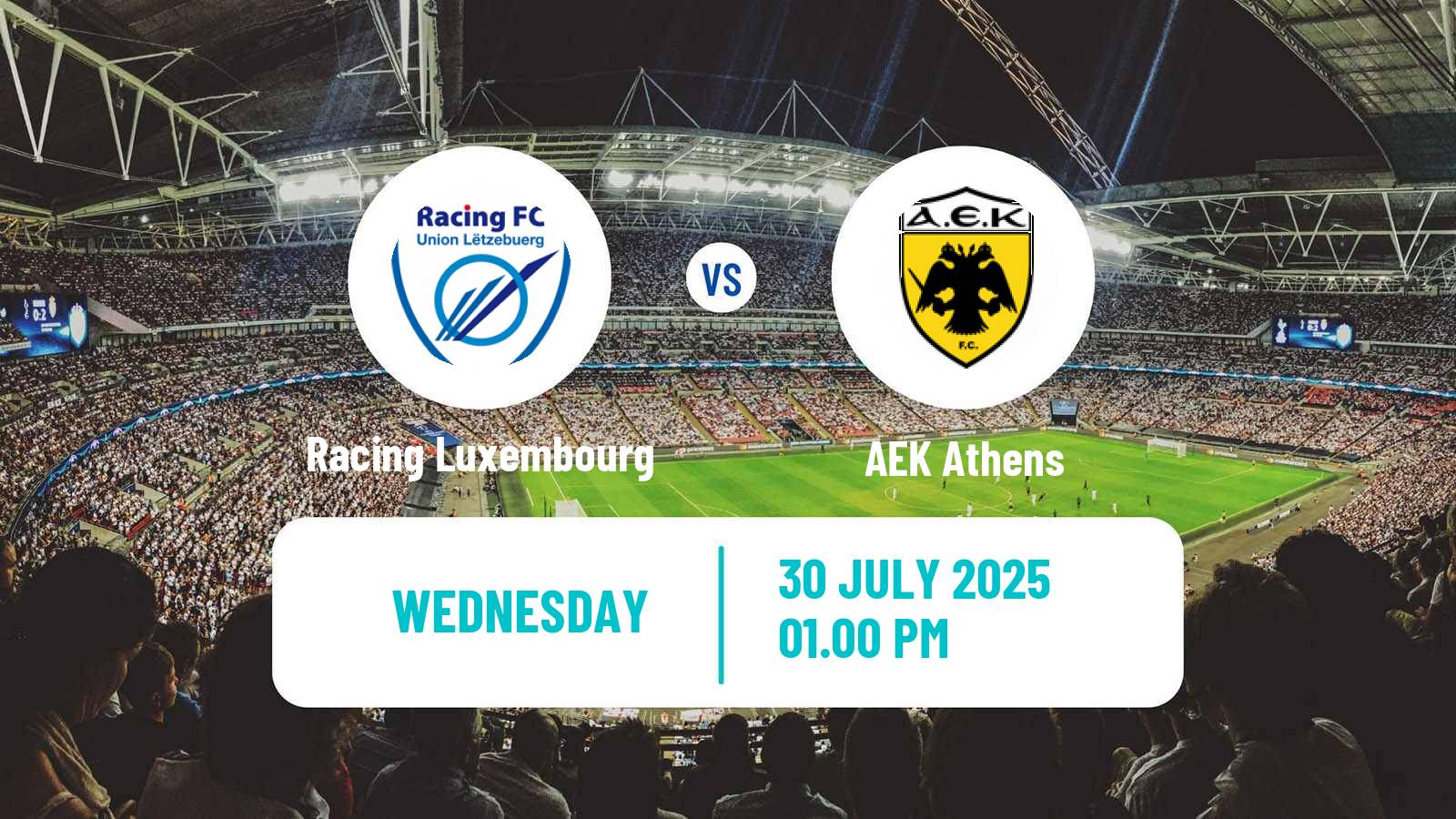 Soccer UEFA Champions League Women Racing Luxembourg - AEK Athens