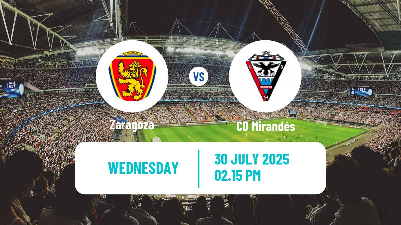 Soccer Club Friendly Zaragoza - Mirandés