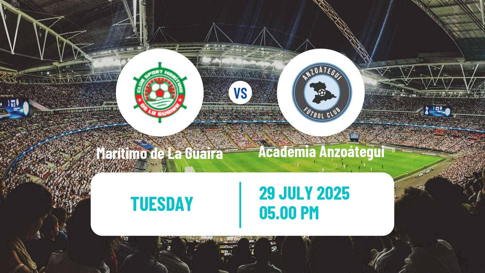 Soccer Copa Venezuela Marítimo de La Guaira - Academia Anzoátegui