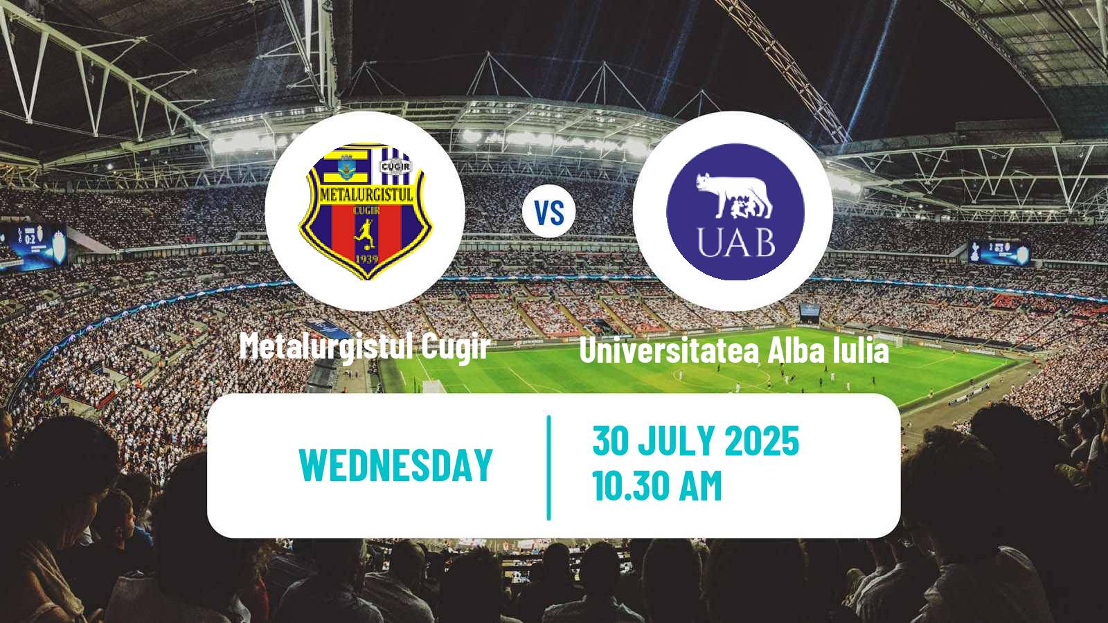 Soccer Romanian Cup Metalurgistul Cugir - Universitatea Alba Iulia