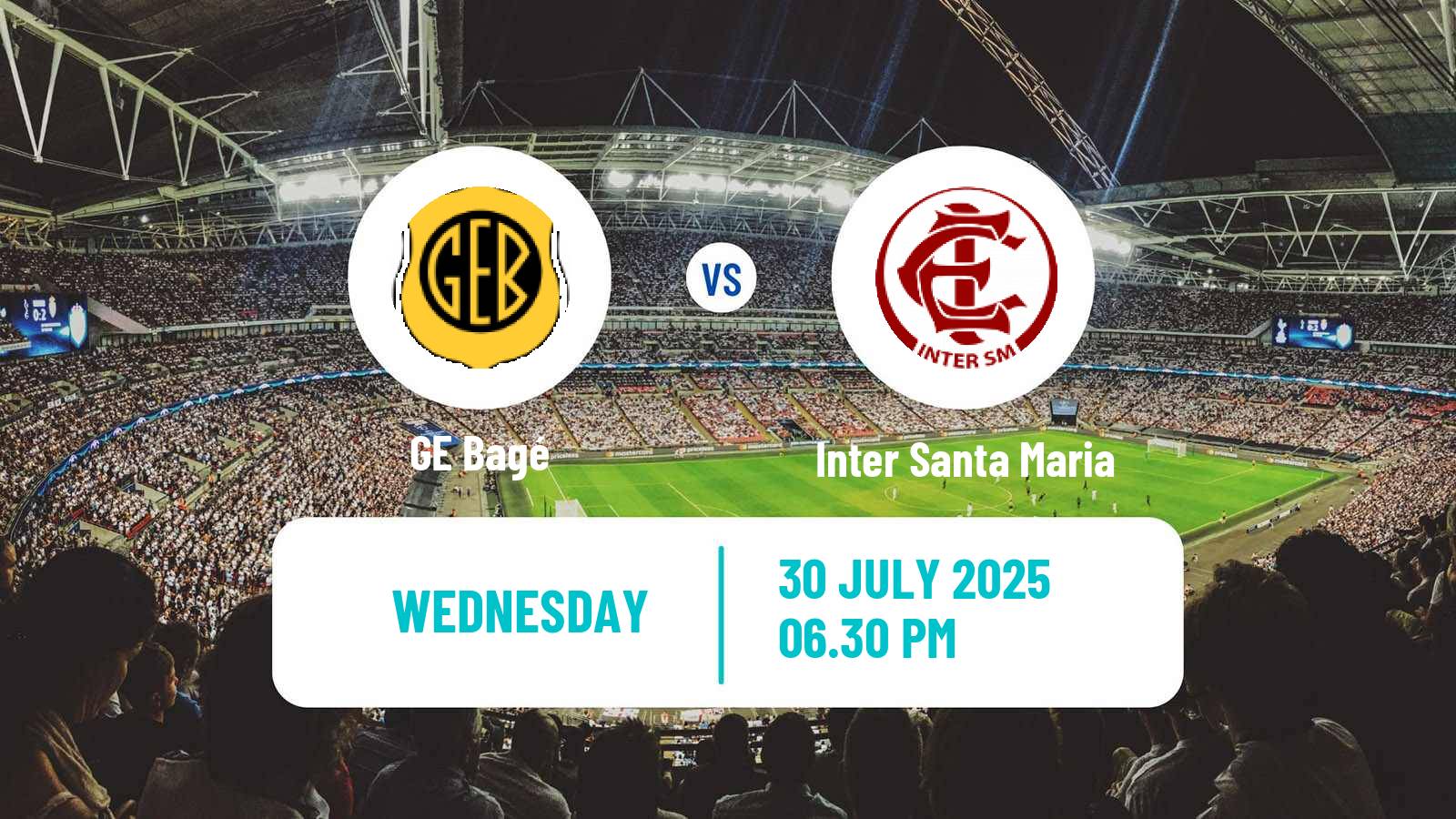 Soccer Brazilian Campeonato Gaucho 2 GE Bagé - Inter Santa Maria