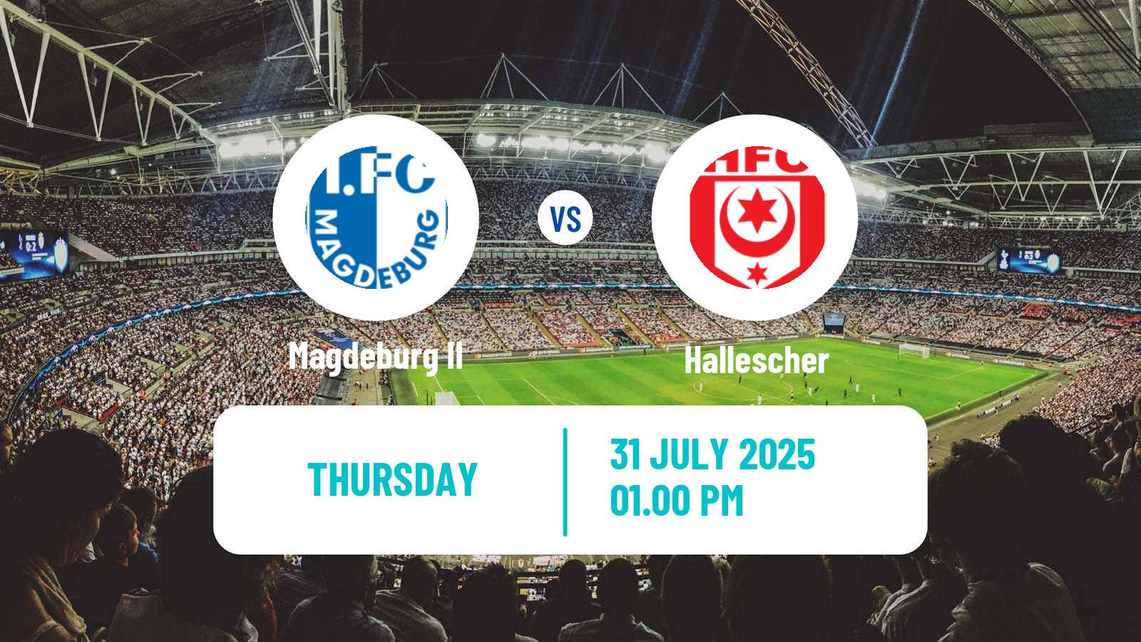 Soccer German Regionalliga Nordost Magdeburg II - Hallescher