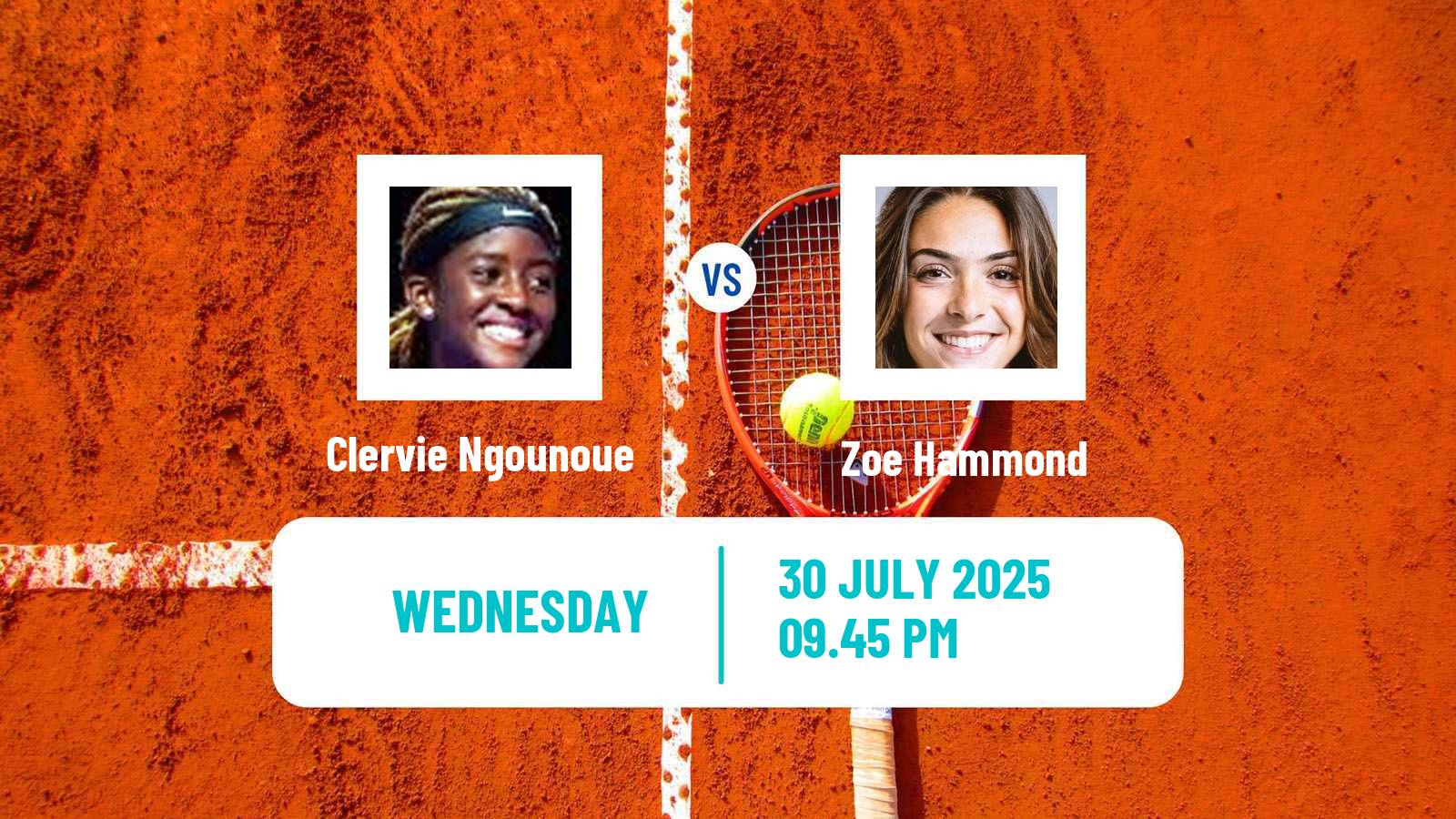 Tennis ITF W75 Lexington Ky Women Clervie Ngounoue - Zoe Hammond